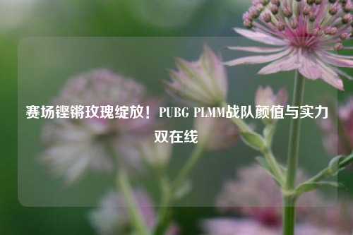 赛场铿锵玫瑰绽放！PUBG PLMM战队颜值与实力双在线