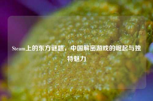 Steam上的东方谜题，中国解密游戏的崛起与独特魅力