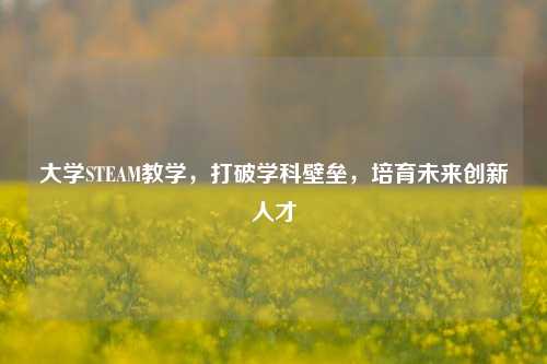大学STEAM教学，打破学科壁垒，培育未来创新人才