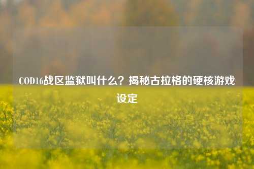 COD16战区监狱叫什么？揭秘古拉格的硬核游戏设定