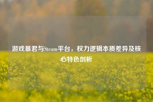 游戏暴君与Steam平台,权力逻辑本质差异及核心特色剖析