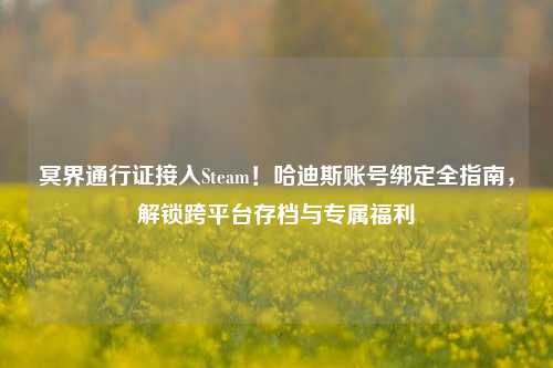冥界通行证接入Steam！哈迪斯账号绑定全指南，解锁跨平台存档与专属福利
