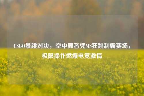 CSGO暴跳对决，空中舞者凭MS狂跳制霸赛场，极限操作燃爆电竞激情