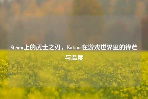 Steam上的武士之刃,Katana在游戏世界里的锋芒与温度