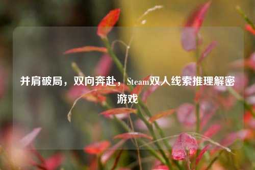 并肩破局，双向奔赴，Steam双人线索推理解密游戏