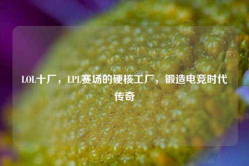 LOL十厂,LPL赛场的硬核工厂,锻造电竞时代传奇