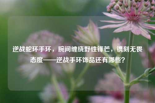 逆战蛇环手环，腕间缠绕野性锋芒，镌刻无畏态度——逆战手环饰品还有哪些？