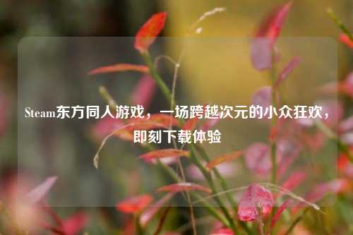 Steam东方同人游戏,一场跨越次元的小众狂欢,即刻下载体验
