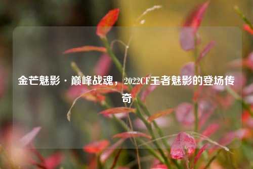 金芒魅影·巅峰战魂，2022CF王者魅影的登场传奇