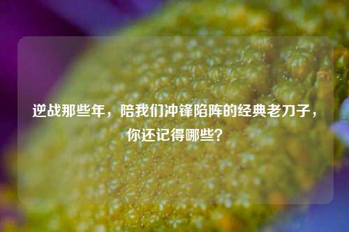 逆战那些年,陪我们冲锋陷阵的经典老刀子,你还记得哪些?
