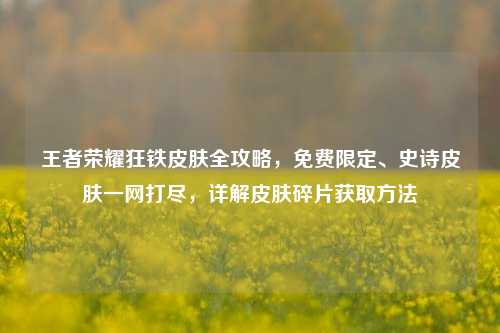 王者荣耀狂铁皮肤全攻略，免费限定、史诗皮肤一网打尽，详解皮肤碎片获取方法