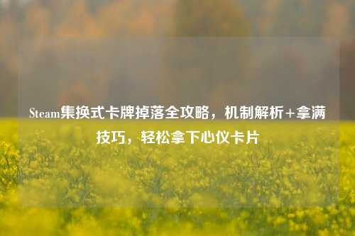 Steam集换式卡牌掉落全攻略，机制解析+拿满技巧，轻松拿下心仪卡片