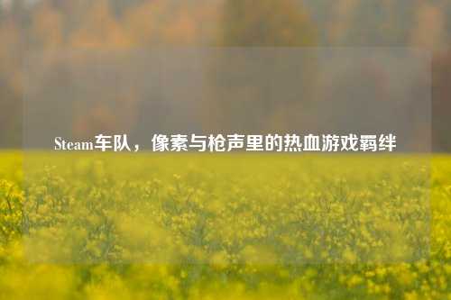 Steam车队，像素与枪声里的热血游戏羁绊