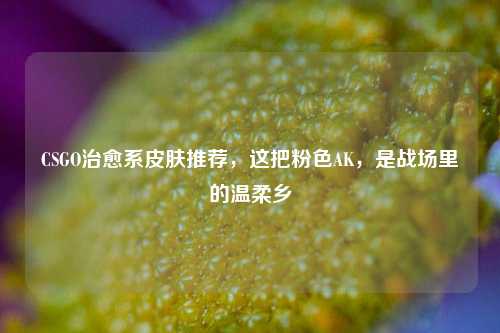CSGO治愈系皮肤推荐,这把粉色AK,是战场里的温柔乡