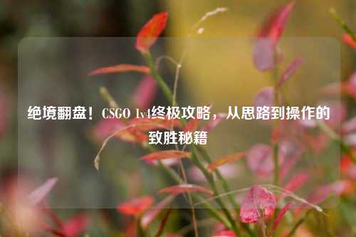 绝境翻盘！CSGO 1v4终极攻略，从思路到操作的致胜秘籍