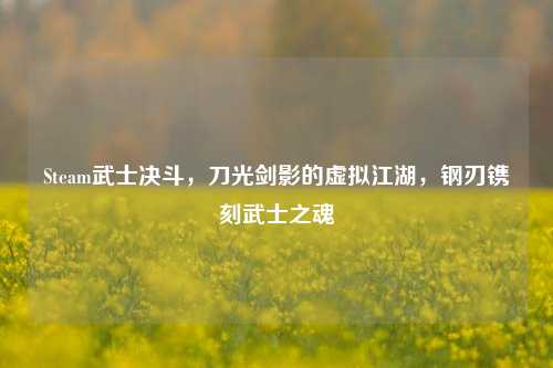 Steam武士决斗,刀光剑影的虚拟江湖,钢刃镌刻武士之魂
