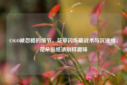 CSGO被忽略的细节，花草闪烁藏战术与沉浸感，花朵贴纸添别样趣味