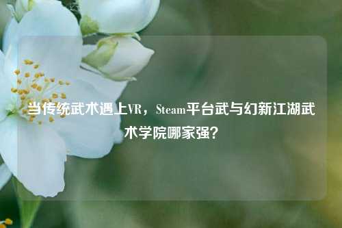 当传统武术遇上VR，Steam平台武与幻新江湖武术学院哪家强？