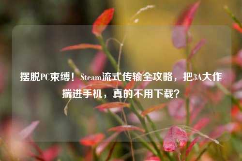 摆脱PC束缚!Steam流式传输全攻略,把3A大作揣进手机,真的不用下载?