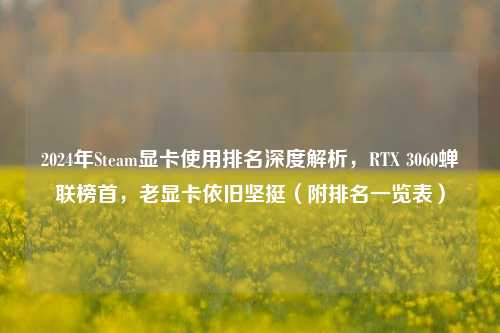 2024年Steam显卡使用排名深度解析，RTX 3060蝉联榜首，老显卡依旧坚挺（附排名一览表）