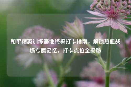 和平精英训练基地终极打卡指南,解锁热血战场专属记忆,打卡点位全揭秘