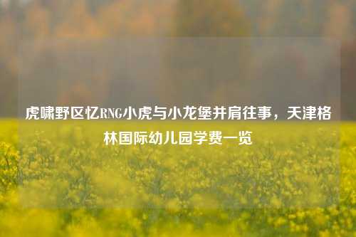 虎啸野区忆RNG小虎与小龙堡并肩往事,天津格林国际幼儿园学费一览