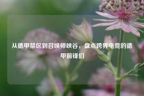 从德甲禁区到召唤师峡谷,盘点跨界电竞的德甲前锋们