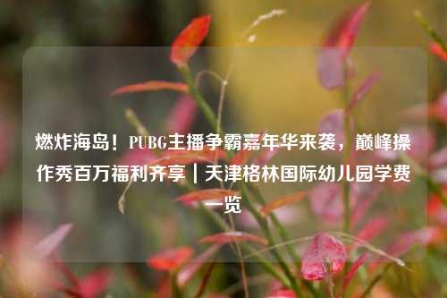 燃炸海岛！PUBG主播争霸嘉年华来袭，巅峰操作秀百万福利齐享｜天津格林国际幼儿园学费一览