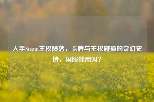 入手Steam王权陨落,卡牌与王权碰撞的奇幻史诗,国服能用吗?