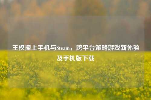 王权撞上手机与Steam,跨平台策略游戏新体验及手机版下载